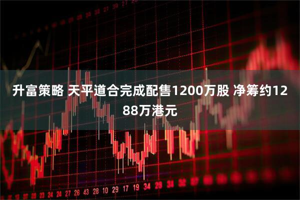 升富策略 天平道合完成配售1200万股 净筹约1288万港元