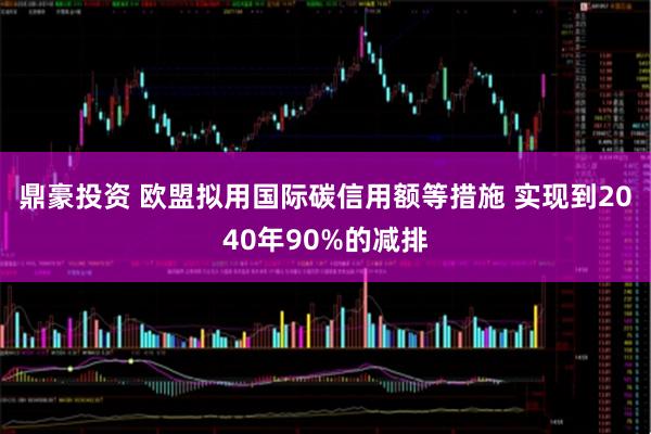 鼎豪投资 欧盟拟用国际碳信用额等措施 实现到2040年90%的减排
