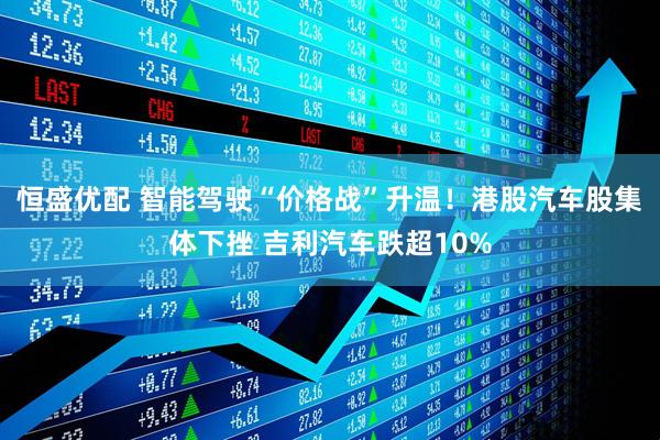 恒盛优配 智能驾驶“价格战”升温！港股汽车股集体下挫 吉利汽车跌超10%