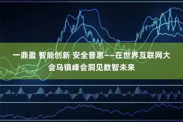 一鼎盈 智能创新 安全普惠——在世界互联网大会乌镇峰会洞见数智未来