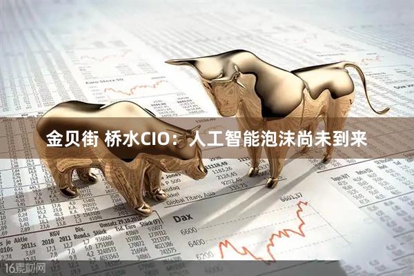 金贝街 桥水CIO：人工智能泡沫尚未到来